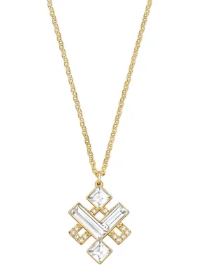 Swarovski Clear Crystal Gold Plated Pendant ELOQUENT KNOT #5186447