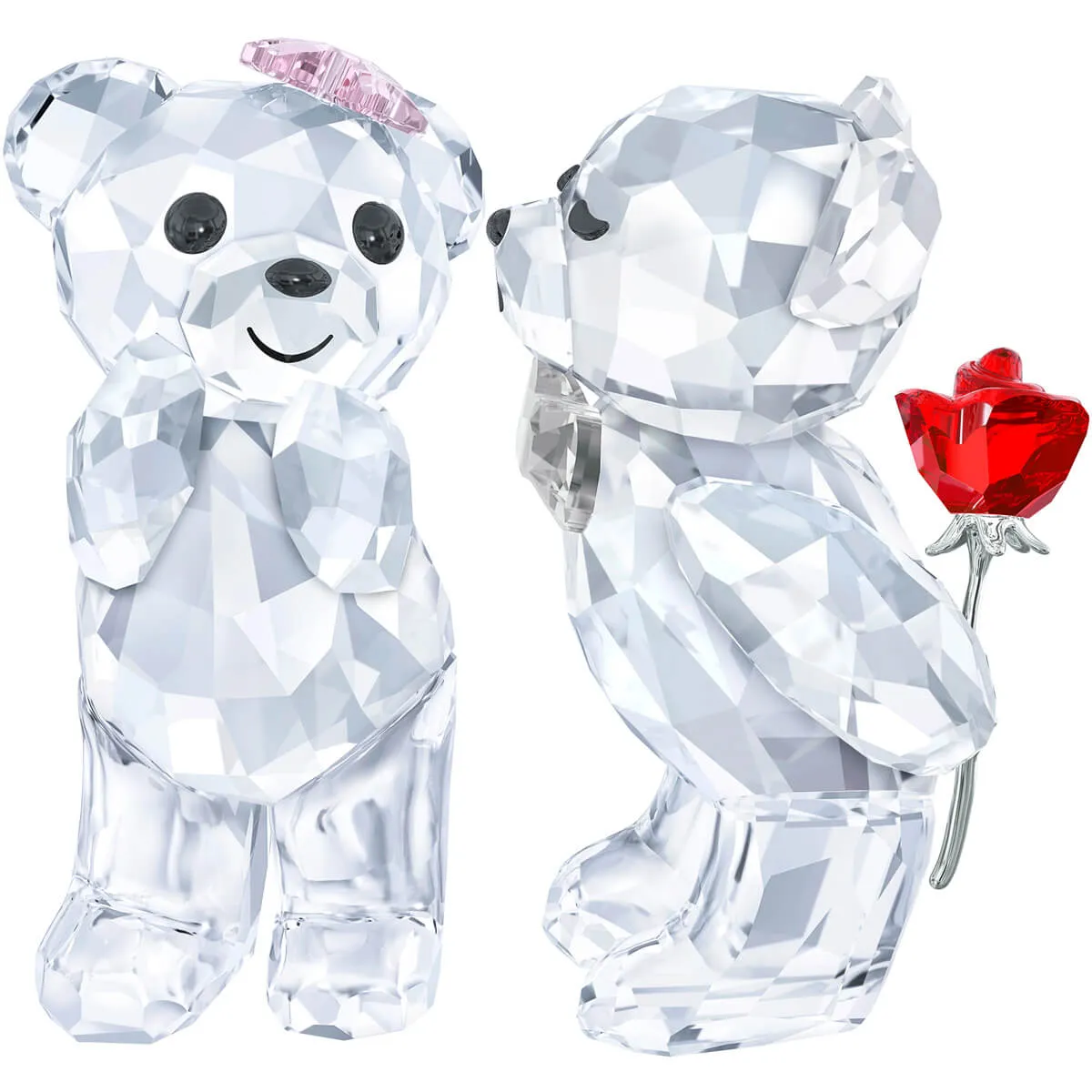 Swarovski Crystal Figurine Kris Bears Couple A LOVELY SURPRISE -5268511