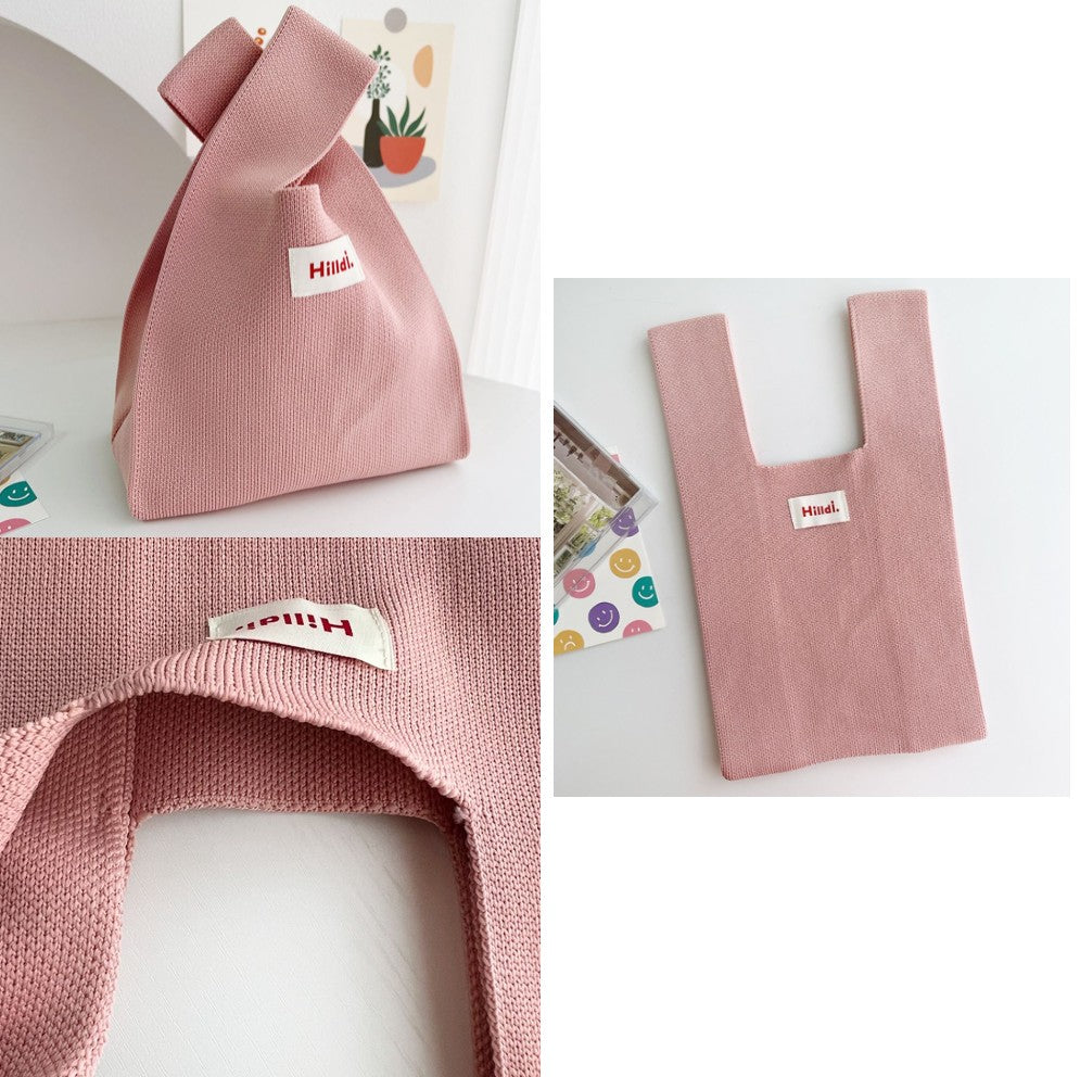 Twisted Totes Bags Handbags Casual Cute Purses Picnic Dating Soft Knit