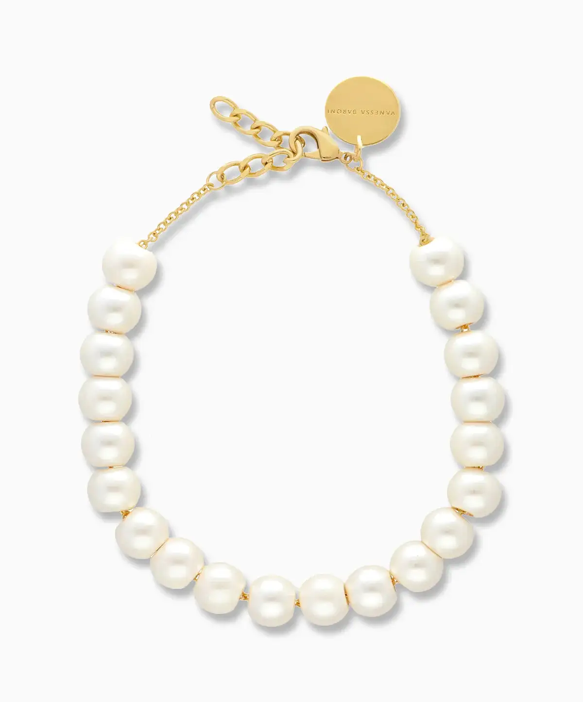 Vanessa Baroni Pearl Bead Small Necklace