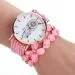 Watches Women Bracelet Rhinestone Crystal Dress Clock Quartz Elegant Star Watch Relogio Feminino