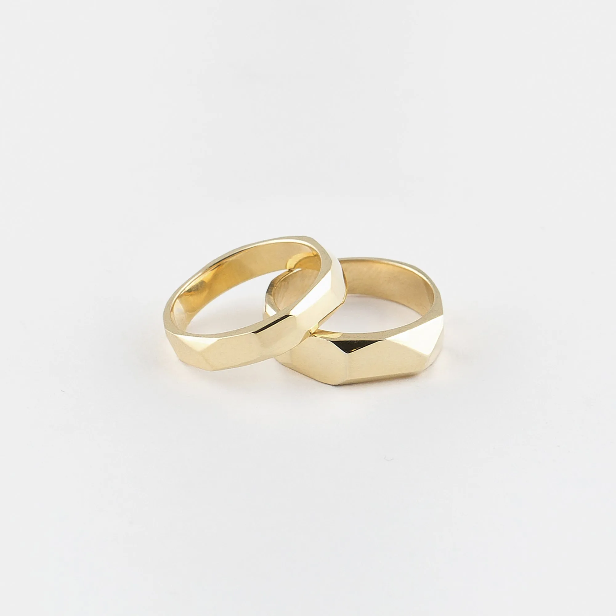 Wild Stack Rings in Gold