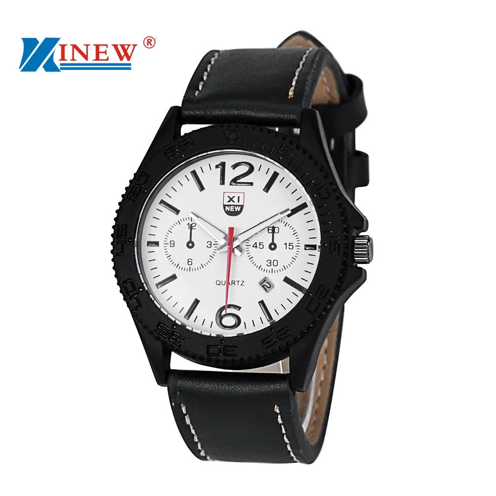 Xi Quartz Watch Top Luxury Relogio Masculino Military Date Quartzwatches Analog Army Men's Date Wrist Watches