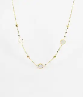 Zag Bijoux Kalina Mother of Pearl  Necklace